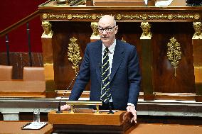 2026 Finance Bill at The National Assembly - Paris