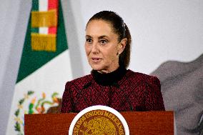 resident Claudia Sheinbaum Holds News Conference - Mexico