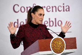 resident Claudia Sheinbaum Holds News Conference - Mexico