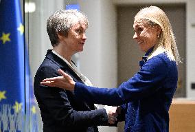 British Foreign Secretary Yvette Cooper visits Finland