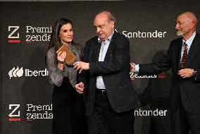 Queen Letizia At Zenda Awards - Madrid