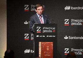 Queen Letizia At Zenda Awards - Madrid