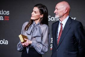 Queen Letizia At Zenda Awards - Madrid