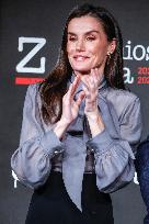 Queen Letizia At Zenda Awards - Madrid