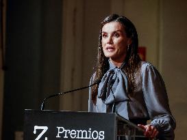 Queen Letizia At Zenda Awards - Madrid