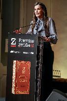 Queen Letizia At Zenda Awards - Madrid