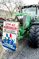 Farmers Protest In Front Of The National Assembly - Paris