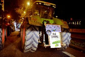 Farmers Protest In Front Of The National Assembly - Paris