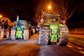 Farmers Protest In Front Of The National Assembly - Paris