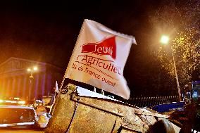 Farmers Protest In Front Of The National Assembly - Paris