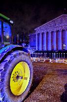 Farmers Protest In Front Of The National Assembly - Paris
