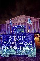 Farmers Protest In Front Of The National Assembly - Paris