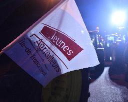 Farmers Protest In Front Of The National Assembly - Paris