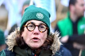 Farmers Protest In Front Of The National Assembly - Paris