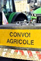 Farmers Protest In Front Of The National Assembly - Paris