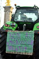 Farmers Protest In Front Of The National Assembly - Paris