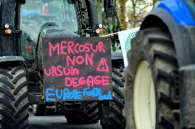 Farmers Protest In Front Of The National Assembly - Paris