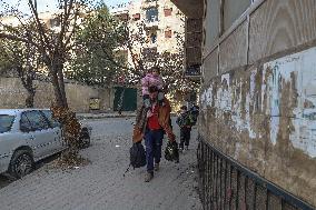 Civilians Flee Aleppo Amid Kurdish-Government Clashes - Syria
