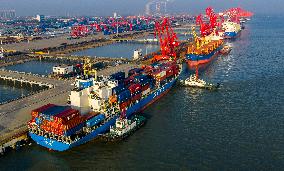 Taicang Port Container Trade