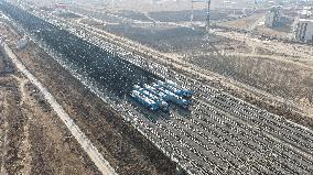 Seven 5,000-Tonne Heavy-Haul Freight Trains After an Inaugural Trial - China