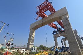 At Least 22 Dead as Crane Collapses onto Train - Thailand