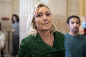 Front National Trial on suspicion of embezzlement of European public funds - Paris