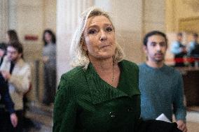 Front National Trial on suspicion of embezzlement of European public funds - Paris