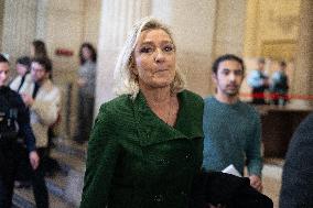 Front National Trial on suspicion of embezzlement of European public funds - Paris