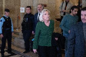 Front National Trial on suspicion of embezzlement of European public funds - Paris