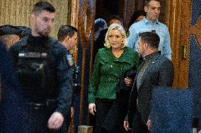 Front National Trial on suspicion of embezzlement of European public funds - Paris