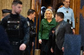 Front National Trial on suspicion of embezzlement of European public funds - Paris