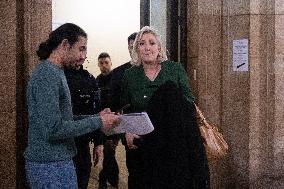 Front National Trial on suspicion of embezzlement of European public funds - Paris