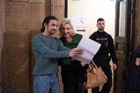 Front National Trial on suspicion of embezzlement of European public funds - Paris