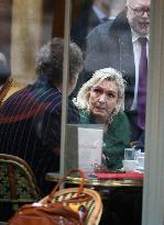Marine Le Pen After Participating at Appeal Trial - Paris