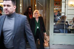 Marine Le Pen After Participating at Appeal Trial - Paris