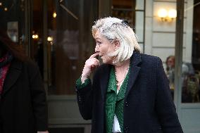 Marine Le Pen After Participating at Appeal Trial - Paris