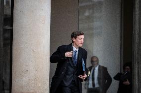 Weekly Cabinet Meeting - Paris