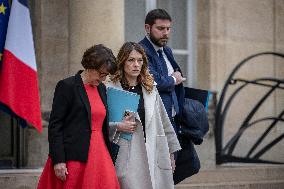 Weekly Cabinet Meeting - Paris