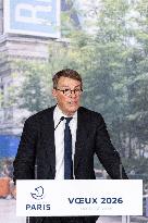 Paris' Mayor delivers a speech for the 2026 whishes - Paris AJ