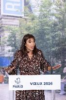 Paris' Mayor delivers a speech for the 2026 whishes - Paris AJ