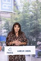 Paris' Mayor delivers a speech for the 2026 whishes - Paris AJ