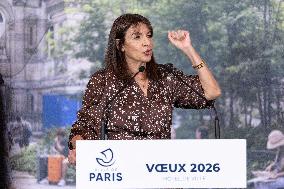 Paris' Mayor delivers a speech for the 2026 whishes - Paris AJ