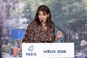 Paris' Mayor delivers a speech for the 2026 whishes - Paris AJ