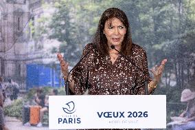 Paris' Mayor delivers a speech for the 2026 whishes - Paris AJ