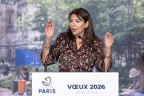Paris' Mayor delivers a speech for the 2026 whishes - Paris AJ