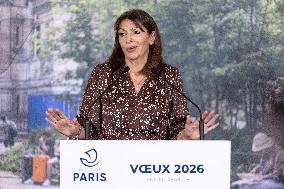 Paris' Mayor delivers a speech for the 2026 whishes - Paris AJ