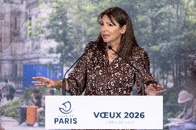 Paris' Mayor delivers a speech for the 2026 whishes - Paris AJ