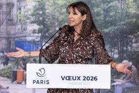 Paris' Mayor delivers a speech for the 2026 whishes - Paris AJ