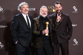 83rd Annual Golden Globe Awards - Press Room