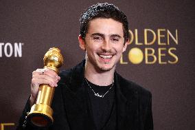83rd Annual Golden Globe Awards - Press Room